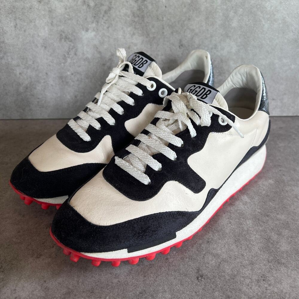 Golden Goose Starland Sneakers leather w navy suede Women's 7 suede/leather